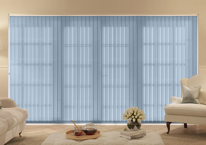 Roma, Horizon Blue - Vertical Blind - Image 6